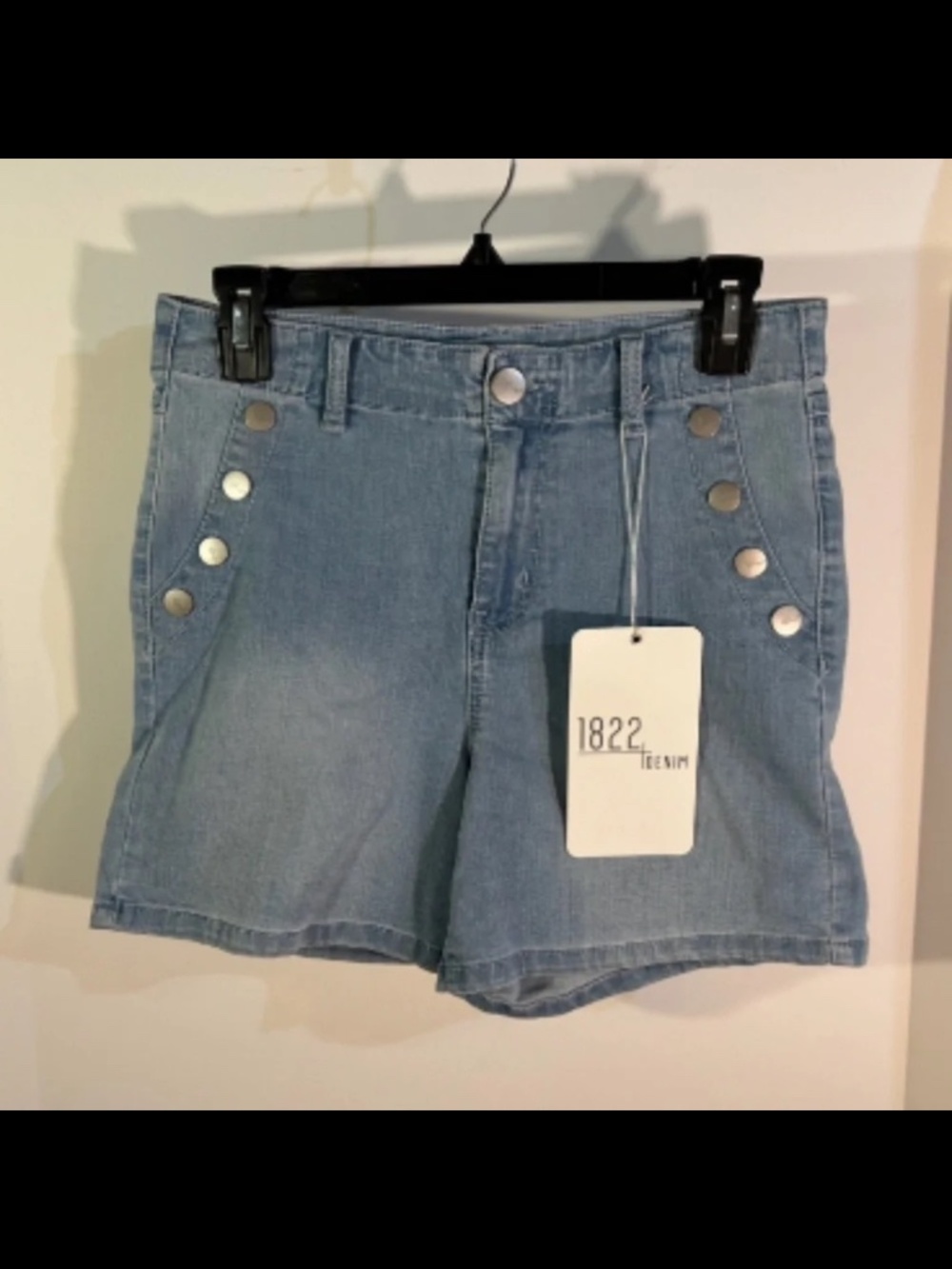 1822 Denim Vintage Denim High Rise Sailor Lizzy Shorts Size 4/27 - NWT